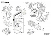 Bosch 3 601 JE9 100 Gsb 18 V-Ec Cordl Perc Screwdr 18 V / Eu Spare Parts